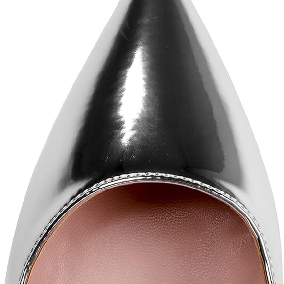 Shiny silver heels - Picture 5 of 6